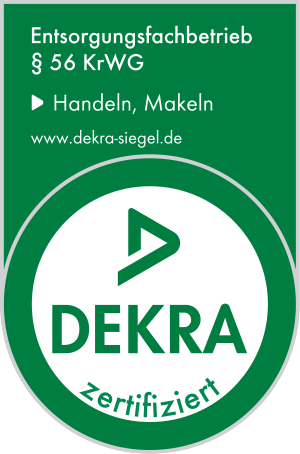 DEKRA-Siegel Entsorgungsfachbetrieb § 56 KrWG – Handeln, Makeln